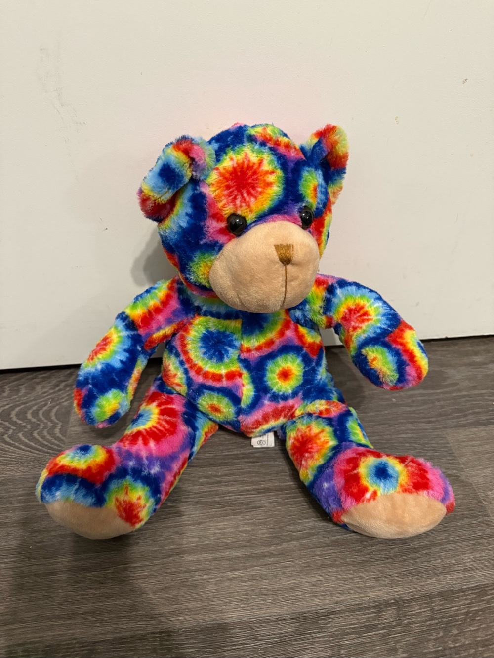 Tie-Dye Plush Teddy Bear - Colorful Kids Toy